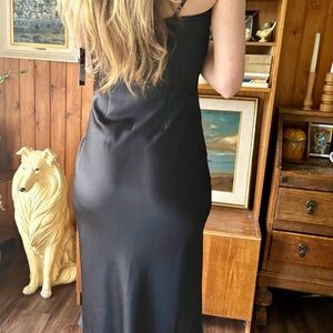 Black Tape Slip Dress NWT XS